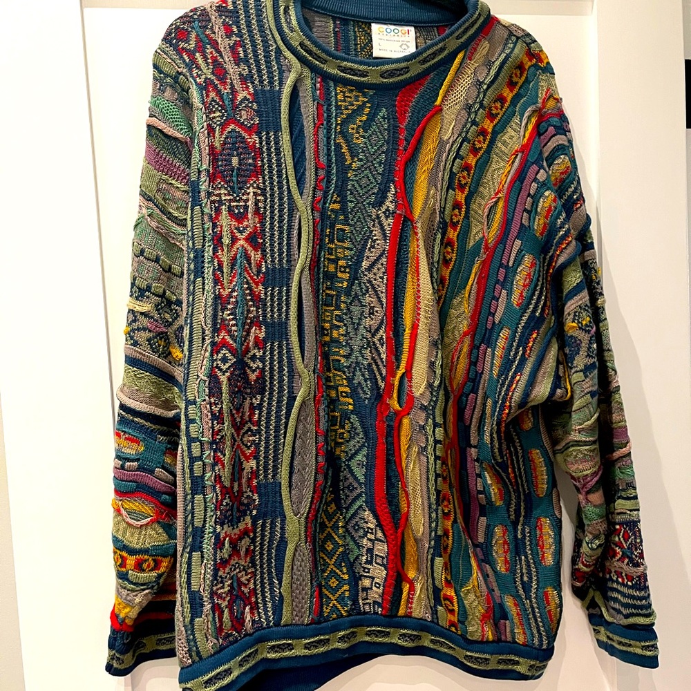 Coogi sweater multicolor